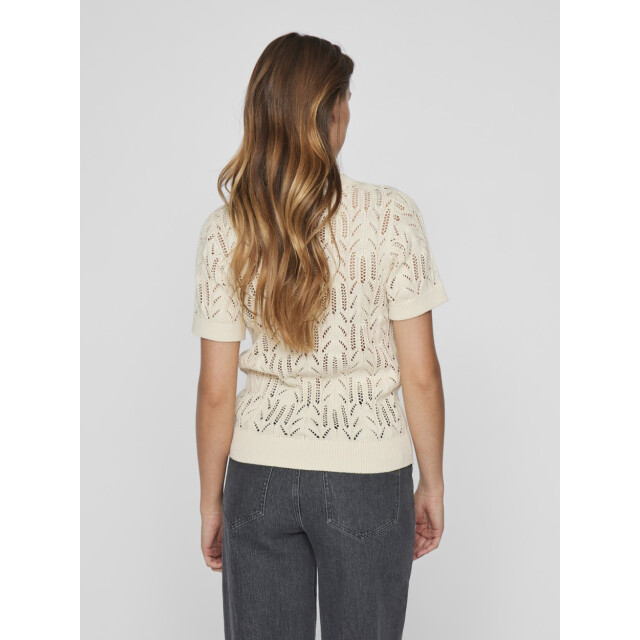 Vila Vicotti ss o-neck knit top noos off-white 4382.02.0009 large