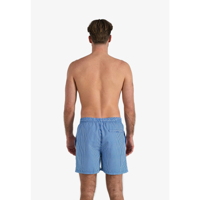 Happy Shorts Heren zwemshort blauw/wit gestreept HS-SW-1170 large