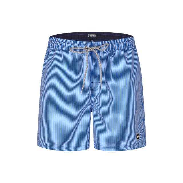Happy Shorts Heren zwemshort blauw/wit gestreept HS-SW-1170 large
