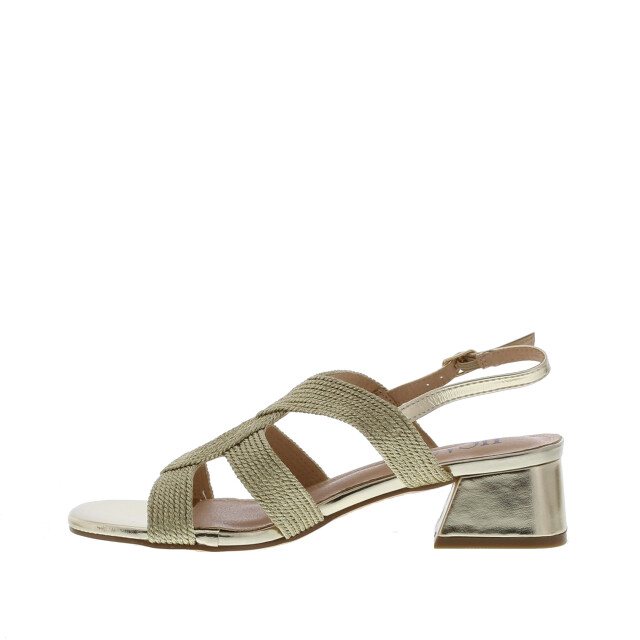 Lisa&jo Wazka sandaal hak vlecht | dames | maat: | imitatieleer 110036 large