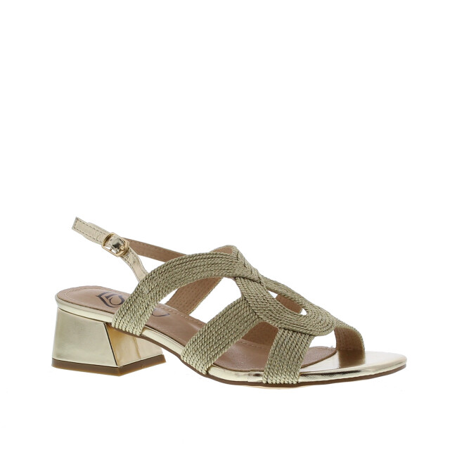 Lisa&jo Wazka sandaal hak vlecht | dames | maat: | imitatieleer 110036 large