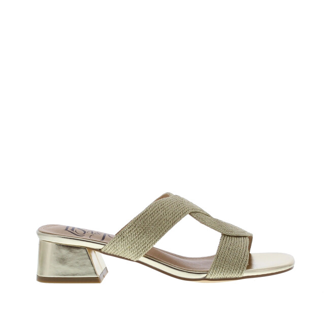 Lisa&jo Warish slipper hak vlecht | dames | maat: | imitatieleer 110037 large