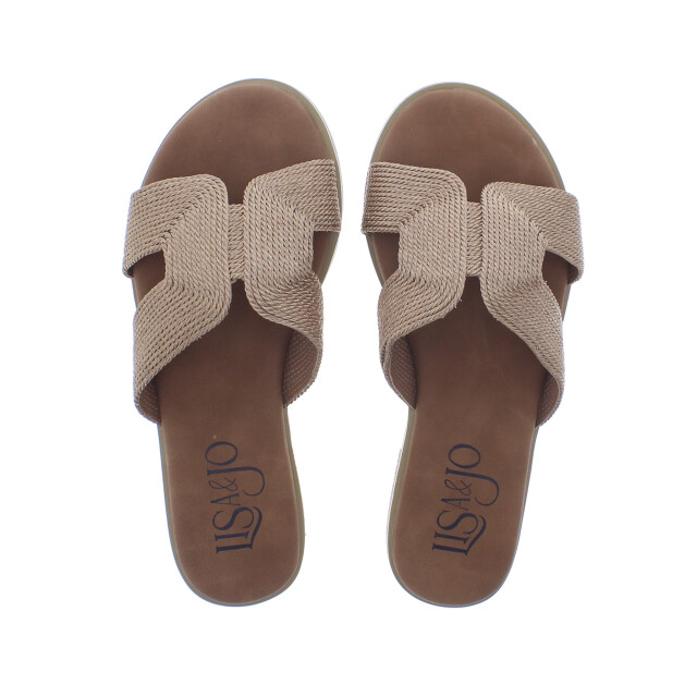 Lisa&jo Keet slipper | dames | maat: | stof en immitatieleer 110003 large