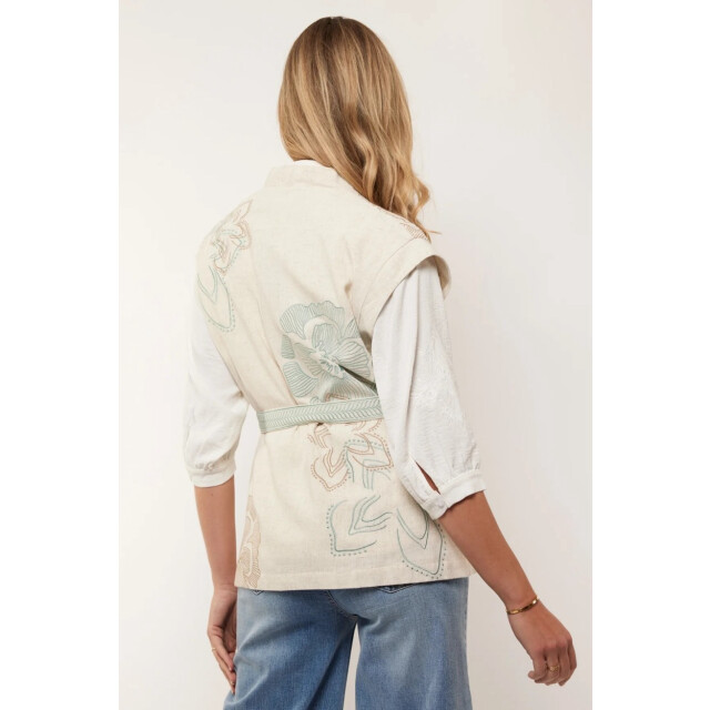 G-Maxx Corey gilet zand dessin 4259.06.0004 large
