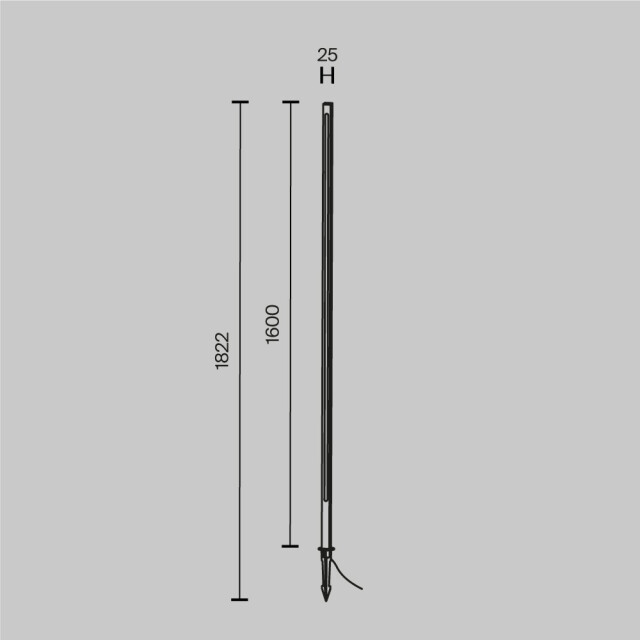 Maytoni Outdoor landschapsverlichting pole grafiet 3004615 large