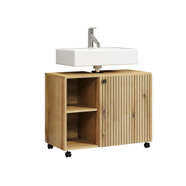 CaliCosy Onderkast met wielen, 1 deur en 2 open vakken l80 cm purebliss 3042299 large