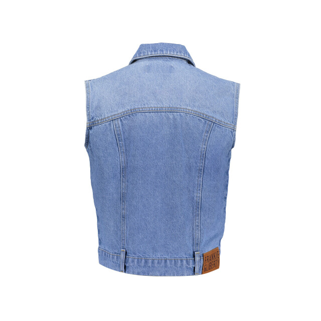 Frankie & Liberty Zomer bodywarmer meisjes jeans rimona FL25301 - Blue Denim - Rimona large