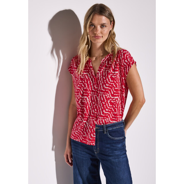 Street One a323167 printed shirt w.button panel A323167 large