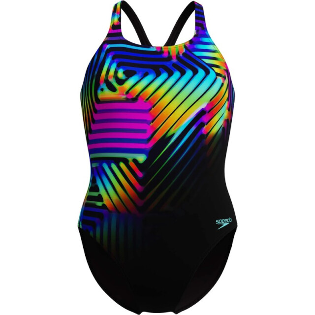 Speedo Eco+ dig printed medalist bla/yel 003055-18174 SPEEDO eco+ dig printed medalist bla/yel 003055-18174 large