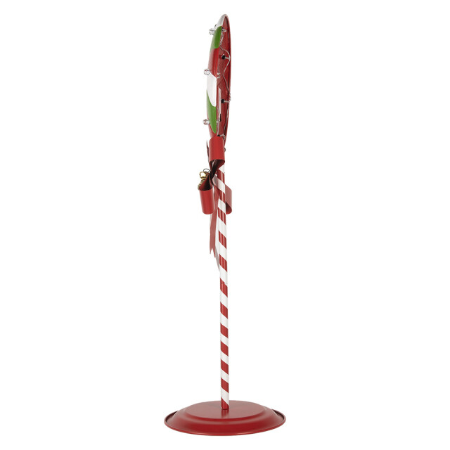 Clayre & Eef Kerstdecoratie met led-verlichting lolly 36x29x100 cm groen 3174049 large