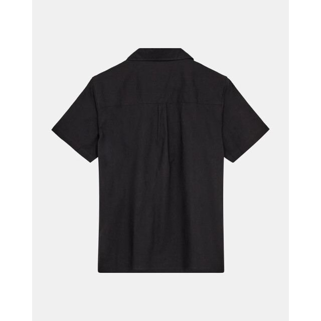 Anerkjendt 901934 akled s/s cot/linen shirt 0000 caviar 901934 large