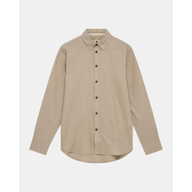 Anerkjendt 901935 akleifml/s cot/linen shirt 0536 feather grey 901935 large