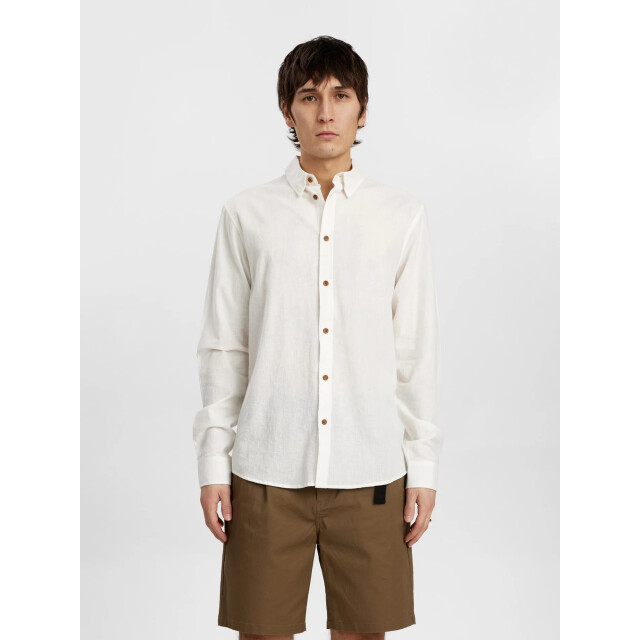 Anerkjendt 901935 akleif l/s cot/linen shirt 9503 tofu 901935 large
