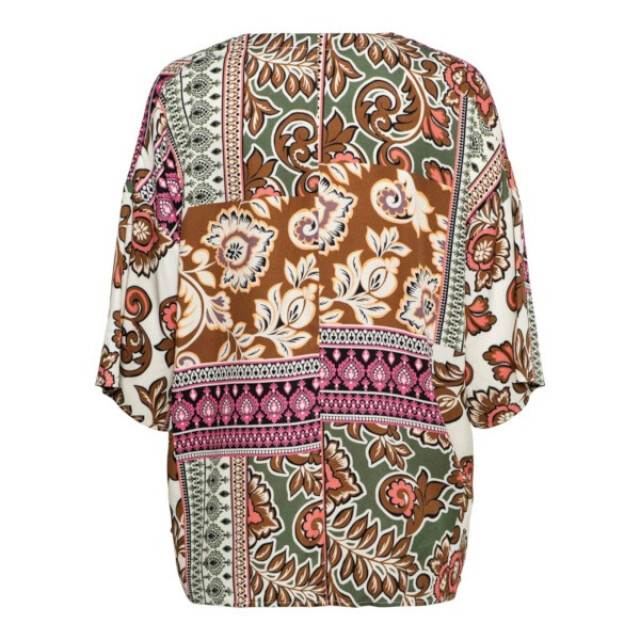 &Co Woman Blouse nena paisley olive multi Nena Paisley - Olive multi large