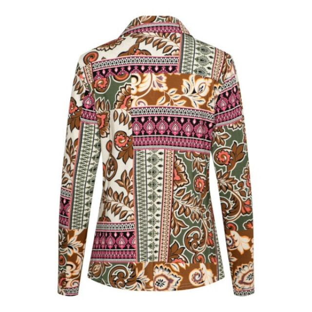 &Co Woman Blouse vayen paisley olive multi Vayen Paisley - Olive multi large