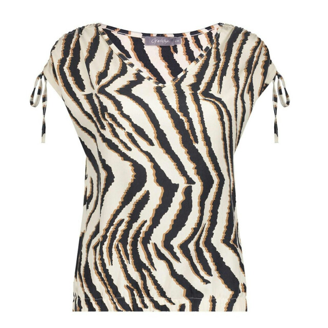 Geisha Top 53487-20 sand/black 53487-20 sand/black large