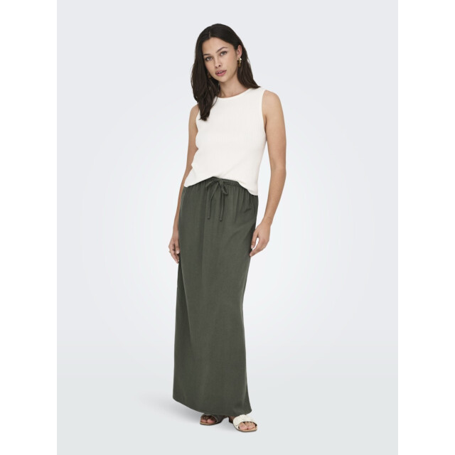Jacqueline de Yong Jdysay mw maxi slit skirt wvn noos army 4479.26.0001 large
