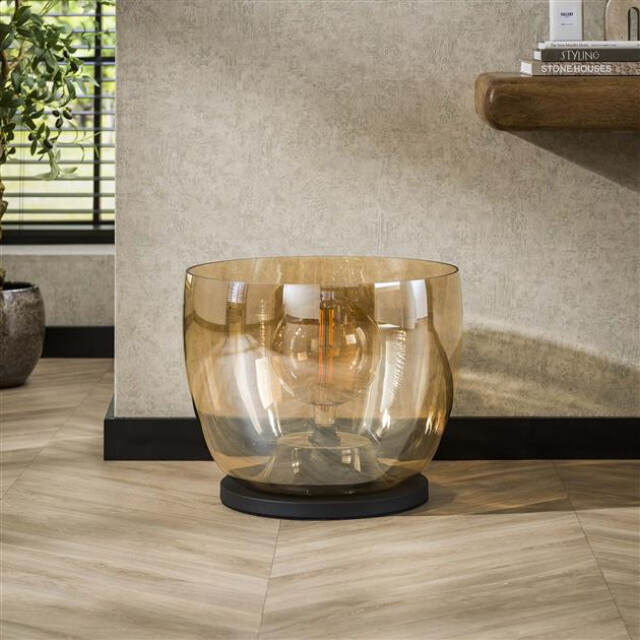 Hoyz vloerlamp up xxl amberkleurig glas Ø48 3171174 large