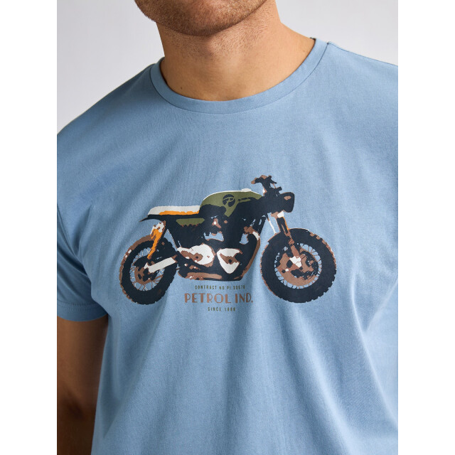 Petrol Industries Heren shirt- m-1050-tsr671 5187 pale blue Petrol M 1050 TSR671 5187PaleBlue large