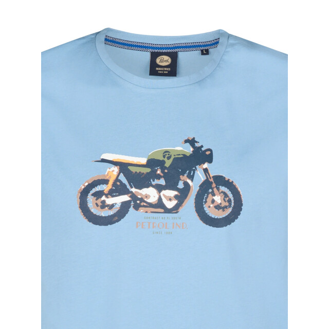 Petrol Industries Heren shirt- m-1050-tsr671 5187 pale blue Petrol M 1050 TSR671 5187PaleBlue large
