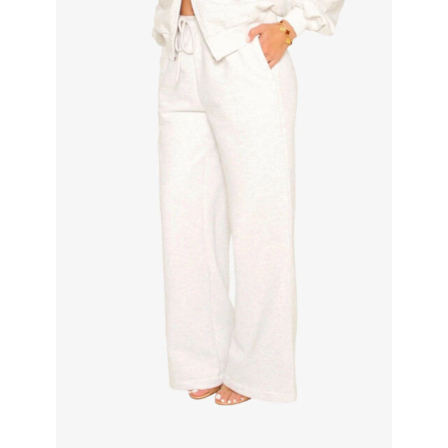 LA Sisters Dames joggingbroek essential straight leg grey ESSENTIAL-STRAIGHT-LEG-SWEATPANTS-GREY large