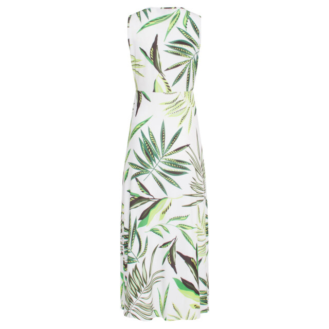 Smashed Lemon 24373 dames maxi jurk zonder mouwenallover bladeren 24373-530-010 large