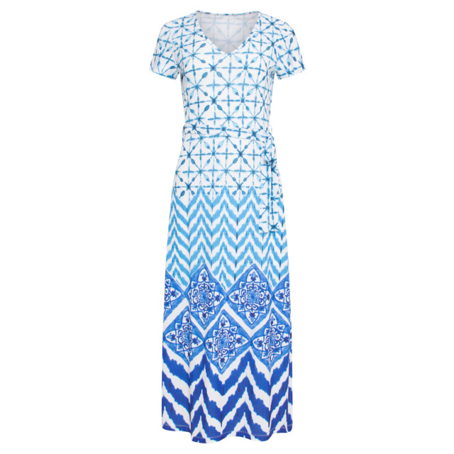 Smashed Lemon 24360 dames maxi te jurk met ornamentaal print | off 24360-010-625 large