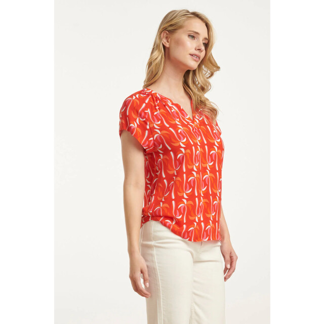 Smashed Lemon 25055 top met v-halspalmprint | 25055-450-998 large
