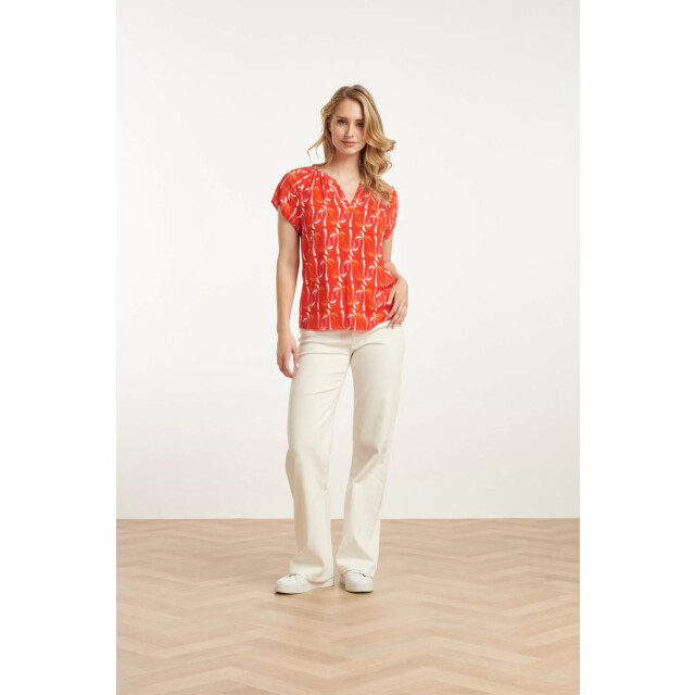 Smashed Lemon 25055 top met v-halspalmprint | 25055-450-998 large