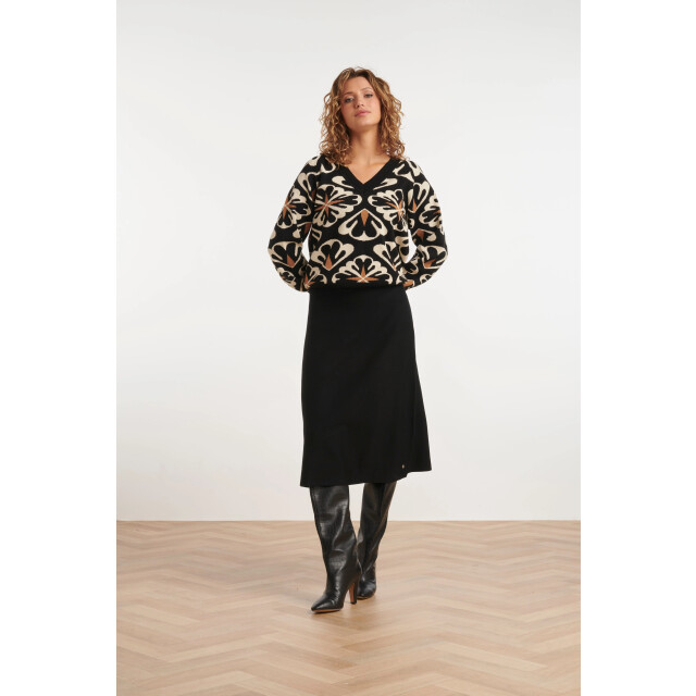 Smashed Lemon 24787 e gebreide rok | 24787-999-XL large