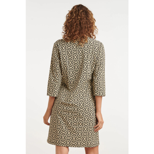 Smashed Lemon 24710 fitted grafische bloemenprint travel kwaliteit 24710-720-999 large