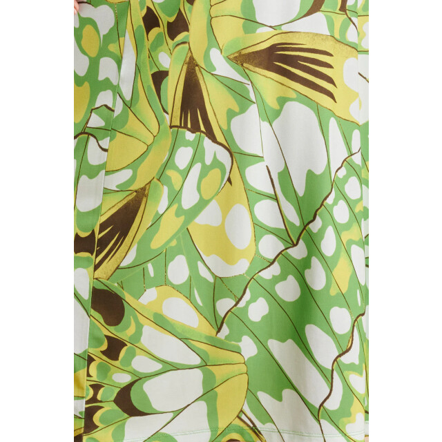 Smashed Lemon 24368 dames maxi jurk met allover vlinder print | 24368-530-998 large