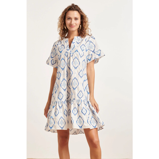 Smashed Lemon 24339 katoenen geborduurde fashion jurk | 24339-000-625 large