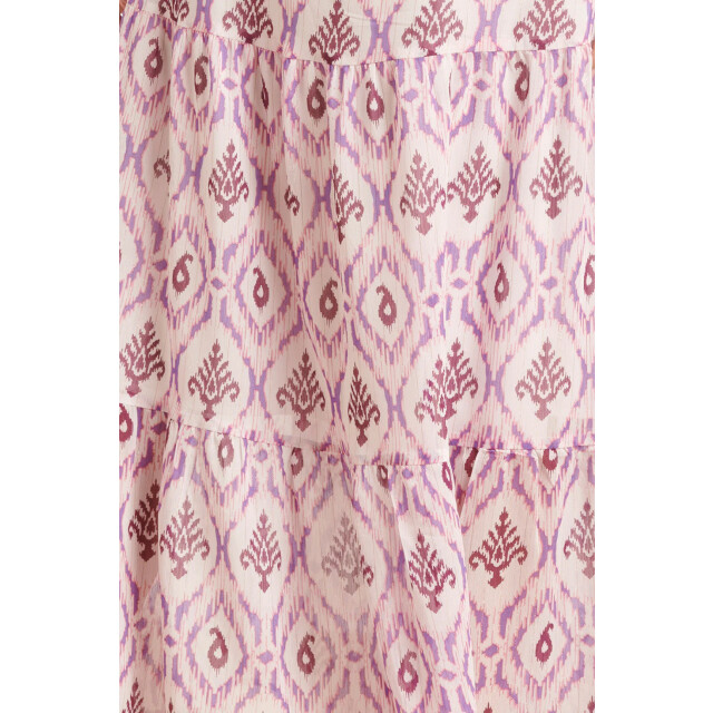 Smashed Lemon 24325 aztekenprint top met dubbele volantmouwen | 24325-000-380 large