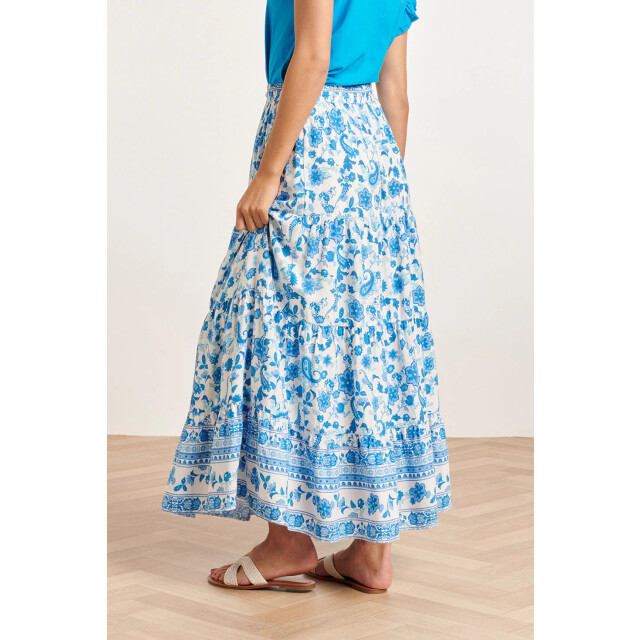 Smashed Lemon 24315 prachtige bloemen paisley maxi rok | 24315-000-625 large
