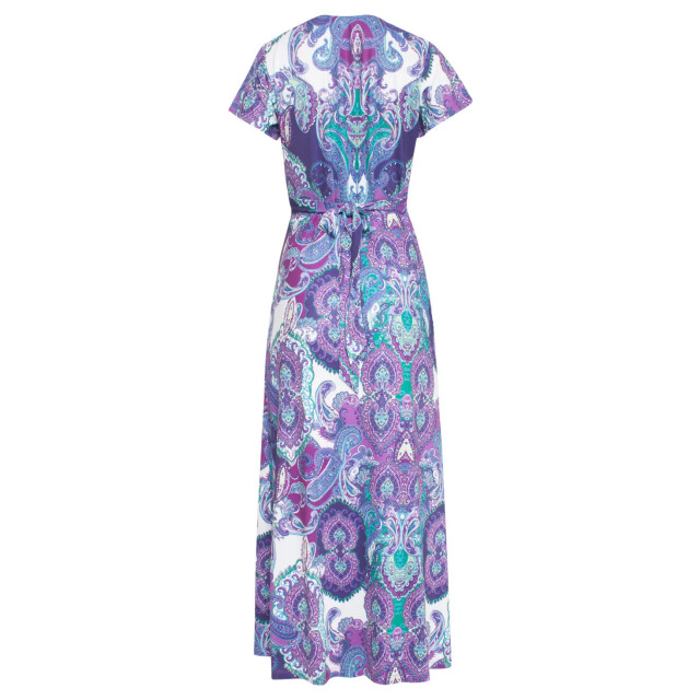 Smashed Lemon 24423 stretch zomerjurk met ornamentprint | 24423-998-3XL large