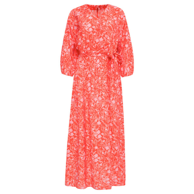 Smashed Lemon 25185 baby bloemenprint maxi jurk | 25185-450-998 large