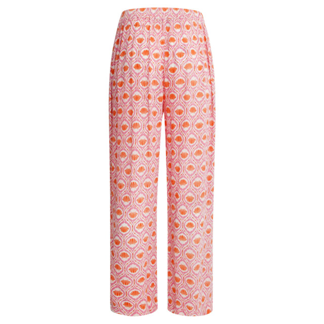 Smashed Lemon 25183 peach schelpprint broek | 25183-998-M large