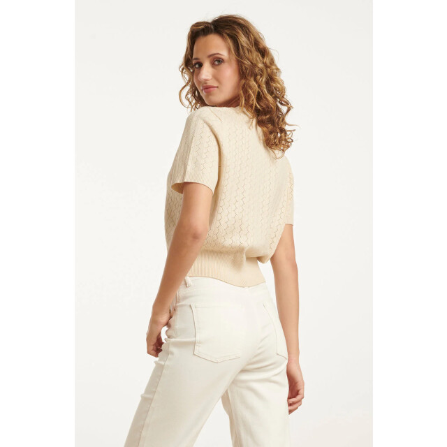 Smashed Lemon 25104 gebreid kort vest | 8720331326991 large