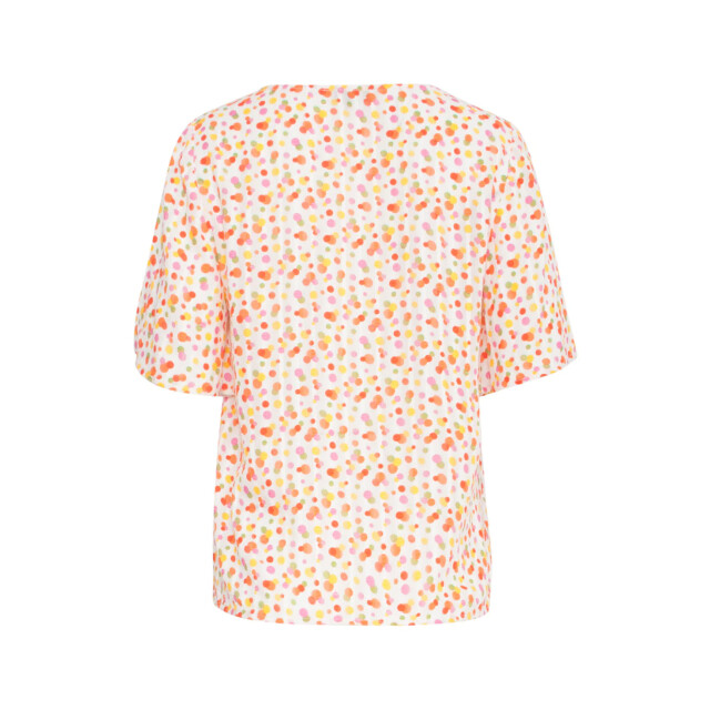 Smashed Lemon 25010 v-hals top met polka dot print | 25010-000-998 large