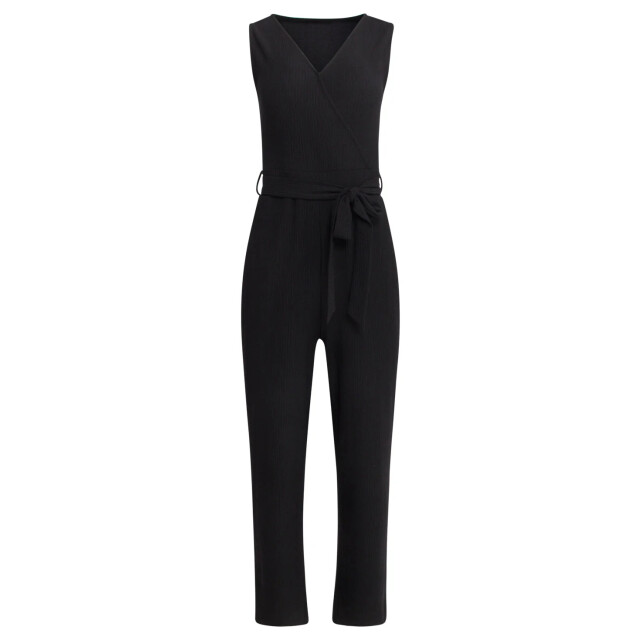 Smashed Lemon 25119 e stretchy crinkle jumpsuit | 25119-999-XXL large