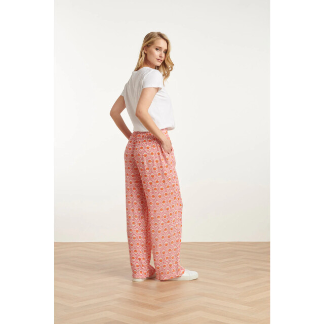 Smashed Lemon 25231 te katoenen t-shirt met tres chic opdrukperzik | 25231-000-998 large