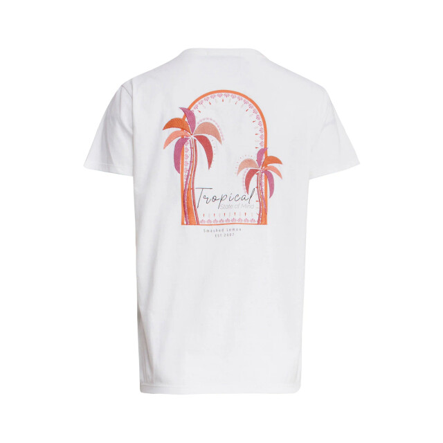 Smashed Lemon 25229 te katoenen t-shirt met palm 25229-000-998 large