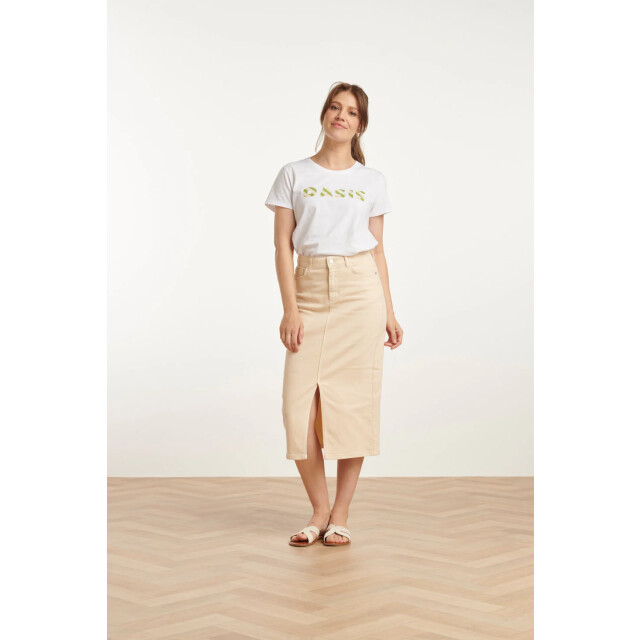 Smashed Lemon 25225 te katoenen t-shirt met oasis print | 25225-000-998 large