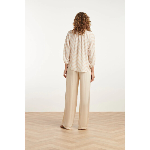 Smashed Lemon 25211 wijd satijnen broek | 8720331341192 large