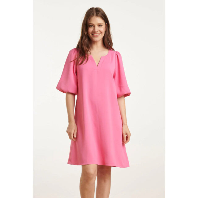 Smashed Lemon 25152 balloon sleeve kort jurk | 25152-420-4XL large