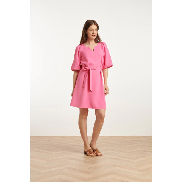 Smashed Lemon 25152 balloon sleeve kort jurk | 25152-420-4XL large