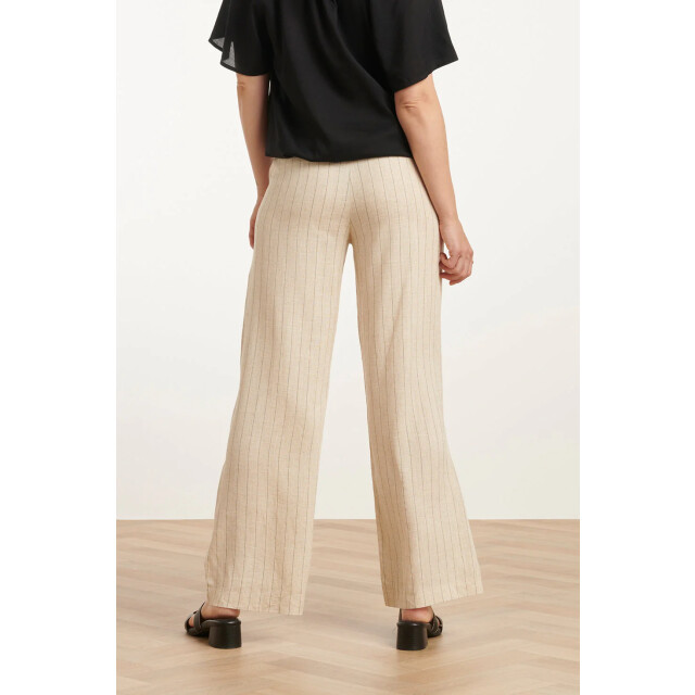 Smashed Lemon 25127 pinstriped linnen trousers | 8720331330035 large