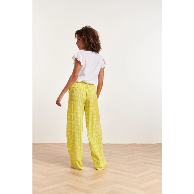 Smashed Lemon 24359 dames korte ruffle mouw te top | 24359-000-S large