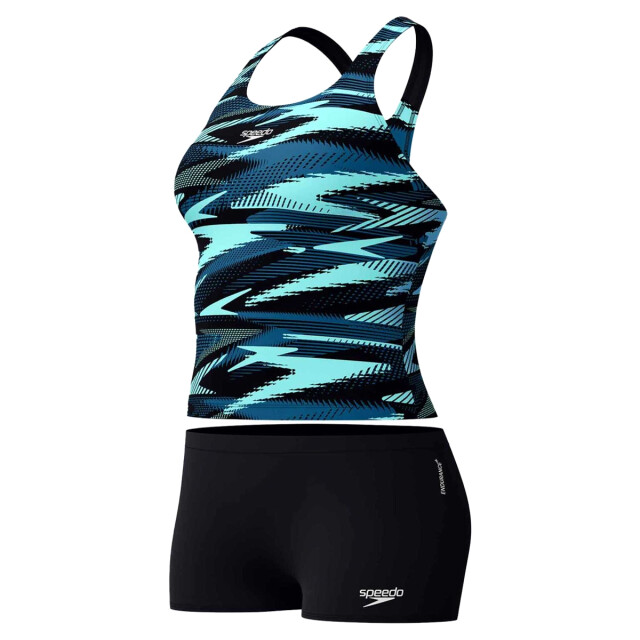 Speedo Eco+ hyperboom tankini bla/blu 134892 large
